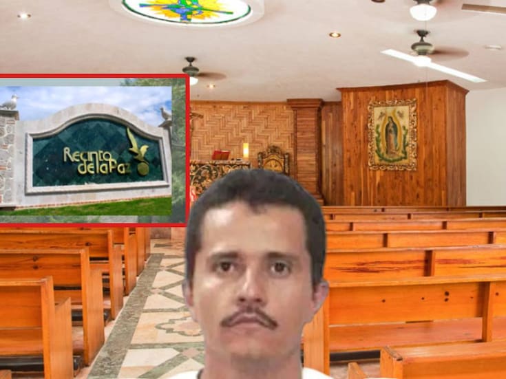 El panteón donde sepultaron a Nemesio Oseguera, “El Mencho”, rompe con el esquema tradicional de un cementerio y tiene un espacio de jardines y fuentes rodeados de árboles: ¿Cómo es?