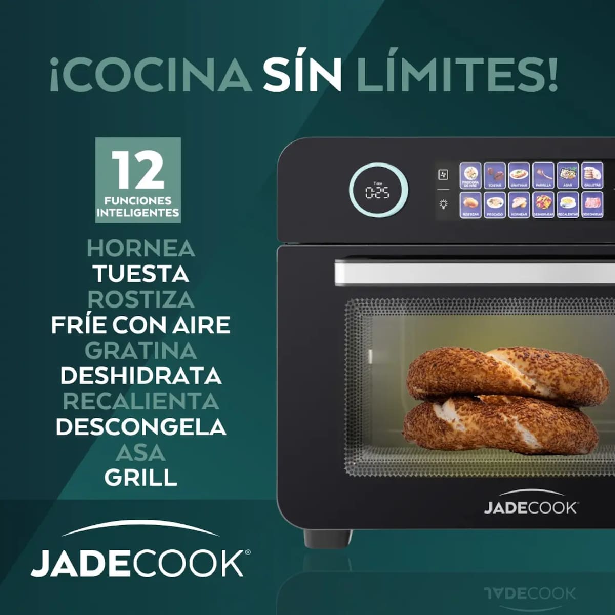Horno de mesa digital Jade Cook | Mercado Libre