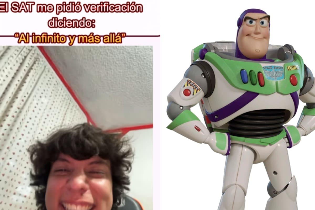 SAT lo hace decir “Al infinito y más allá” y no puede dejar de reír: se vuelve viral