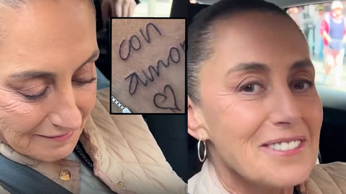 “¡Ay, qué bárbaras!”: Jóvenes se tatúan corazones dibujados por Claudia Sheinbaum y su reacción se vuelve viral en redes