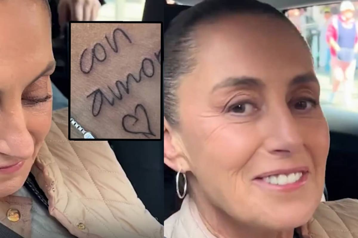 “¡Ay, qué bárbaras!”: Jóvenes se tatúan corazones dibujados por Claudia Sheinbaum y su reacción se vuelve viral en redes