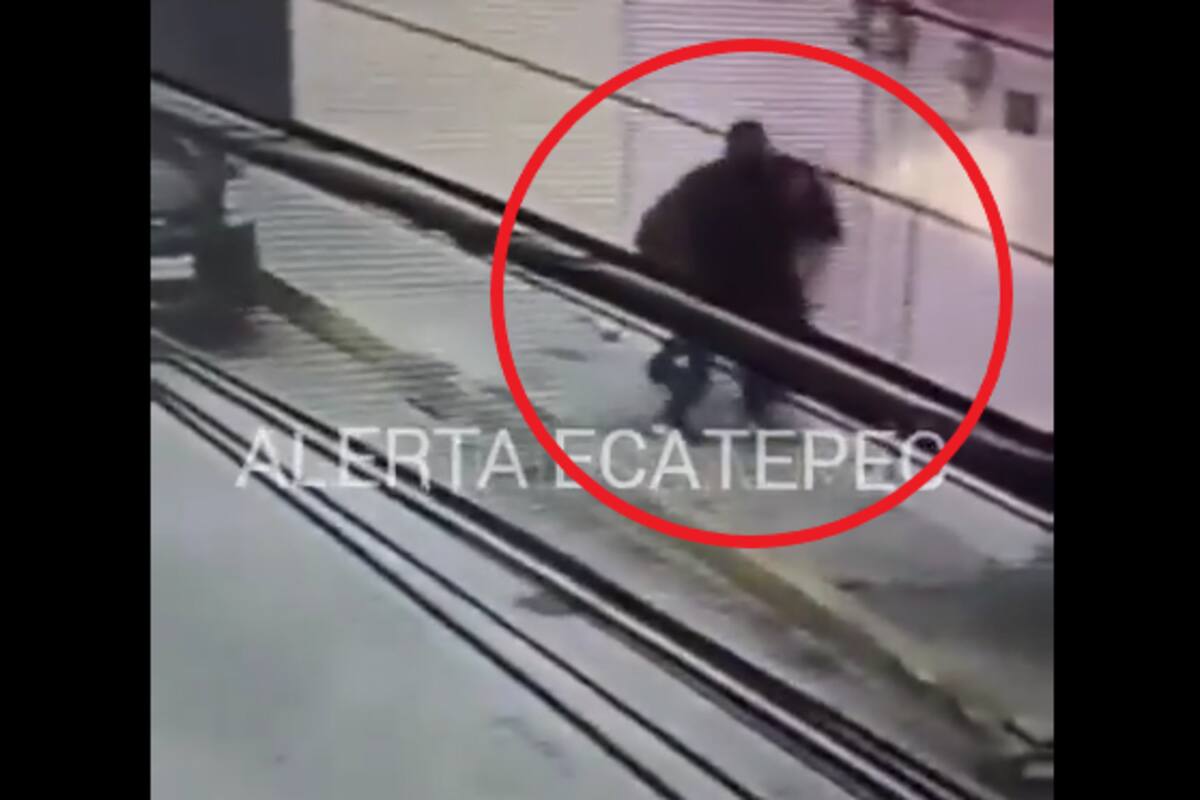 Violento asalto en Edomex es captado en video y mujer sale victoriosa