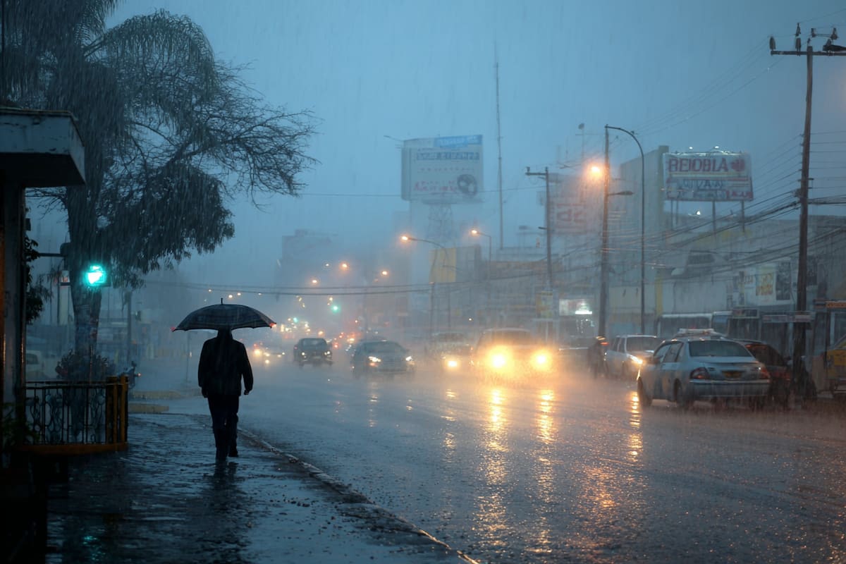 Fuertes lluvias para el lunes y el martes en estas ciudades
