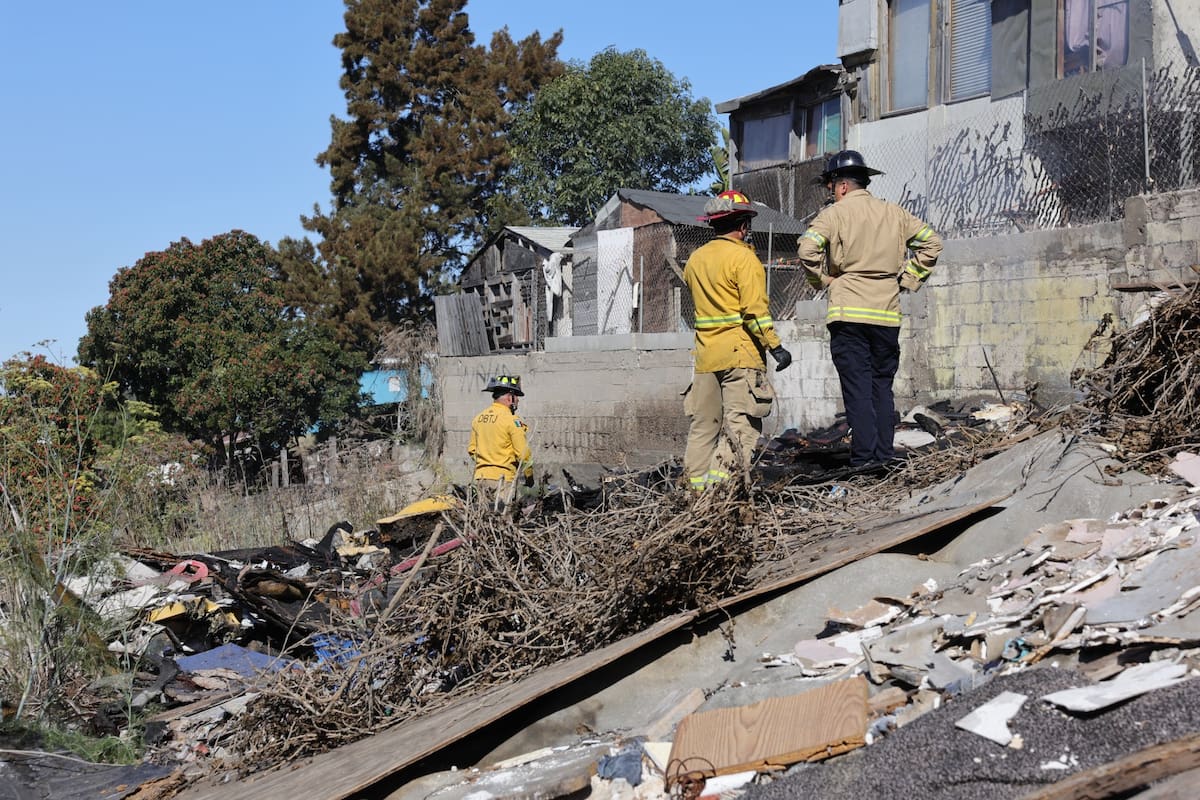 El hecho se reportó a las autoridades alrededor de las 10:30 horas del lunes. Foto: Sergio Ortiz