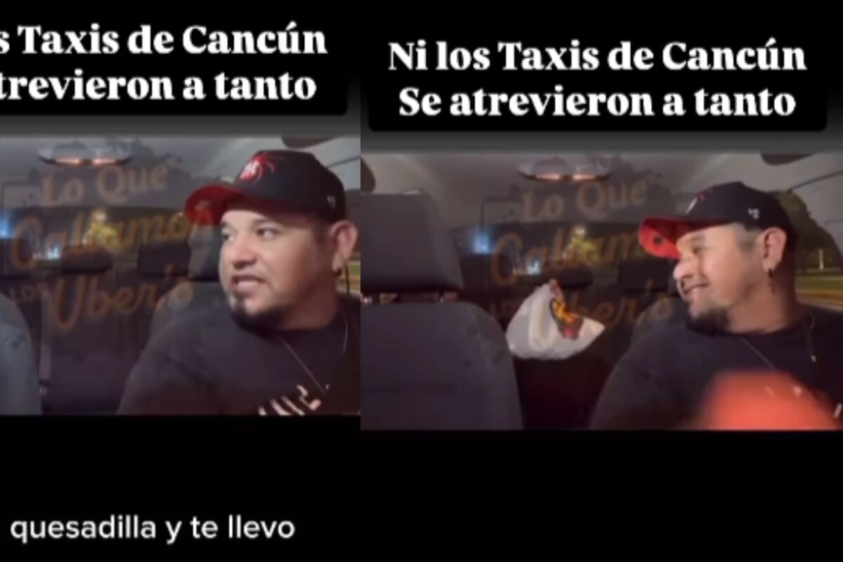Taxista acepta como pago una quesadilla y una Coca-Cola de un hombre que le pidió raite