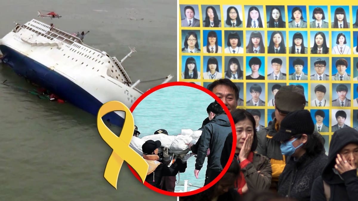 Se cumplen 10 años de una de las más grandes tragedias en Corea del Sur: El naufragio del ferry Sewol que dejó casi 300 estudiantes muertos