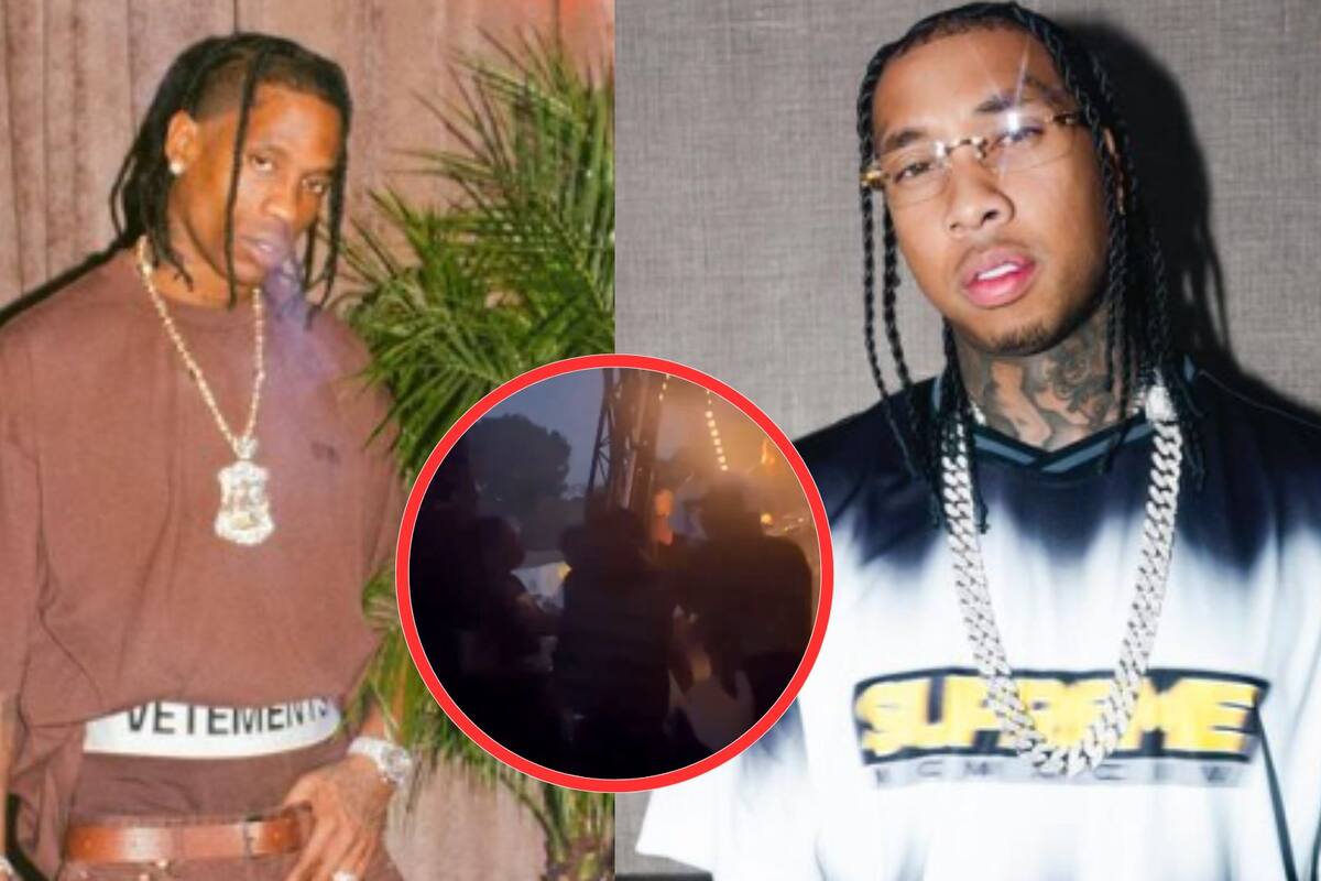 Aseguran que pelea de Travis Scott en Cannes fue por Tyga