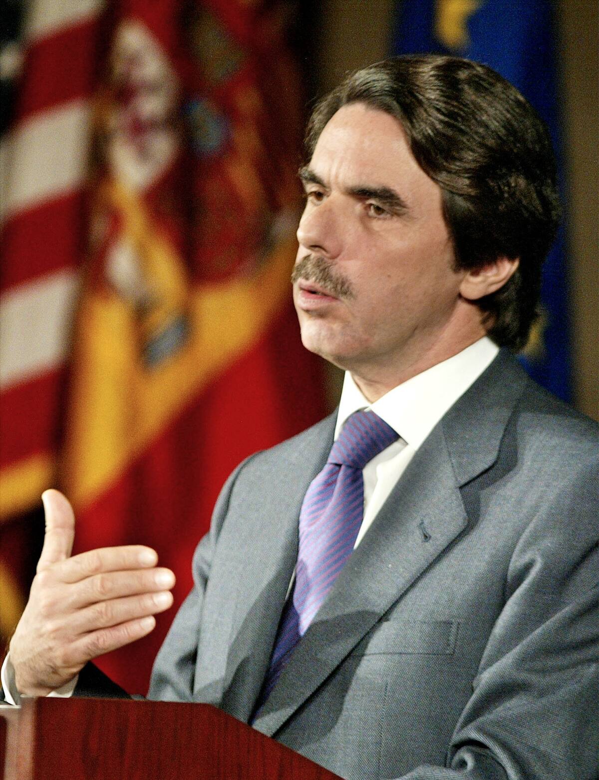 José María Aznar, ex presidente de España, será el suegro de Renata Collado. | Crédito: AP