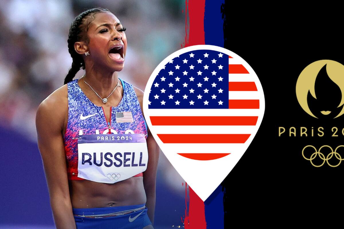 París 2024: Masai Russell gana el oro en los 100 metros en vallas femenil por 10 centésimas