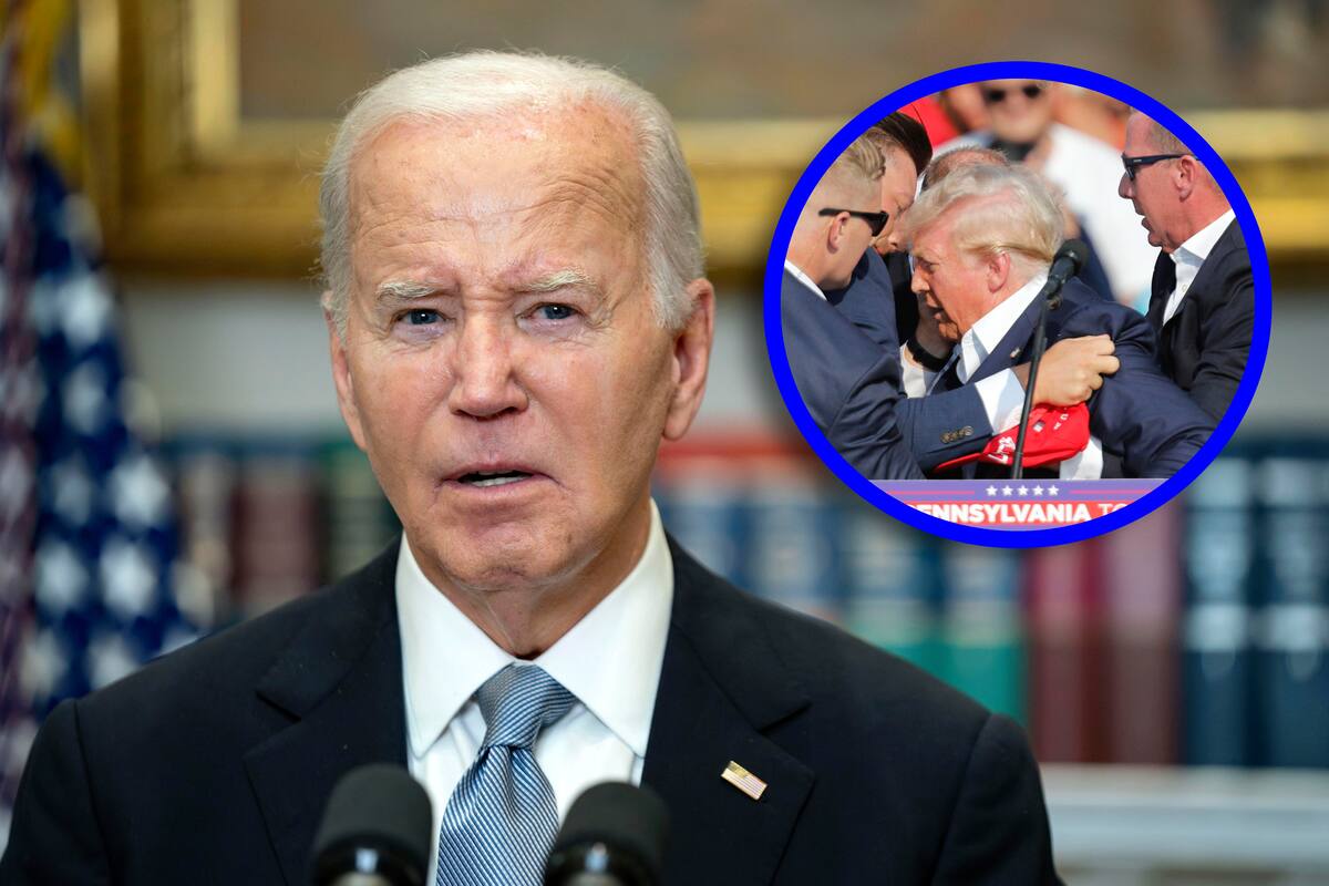 Joe Biden llama a evitar suposiciones sobre el ataque contra Donald Trump