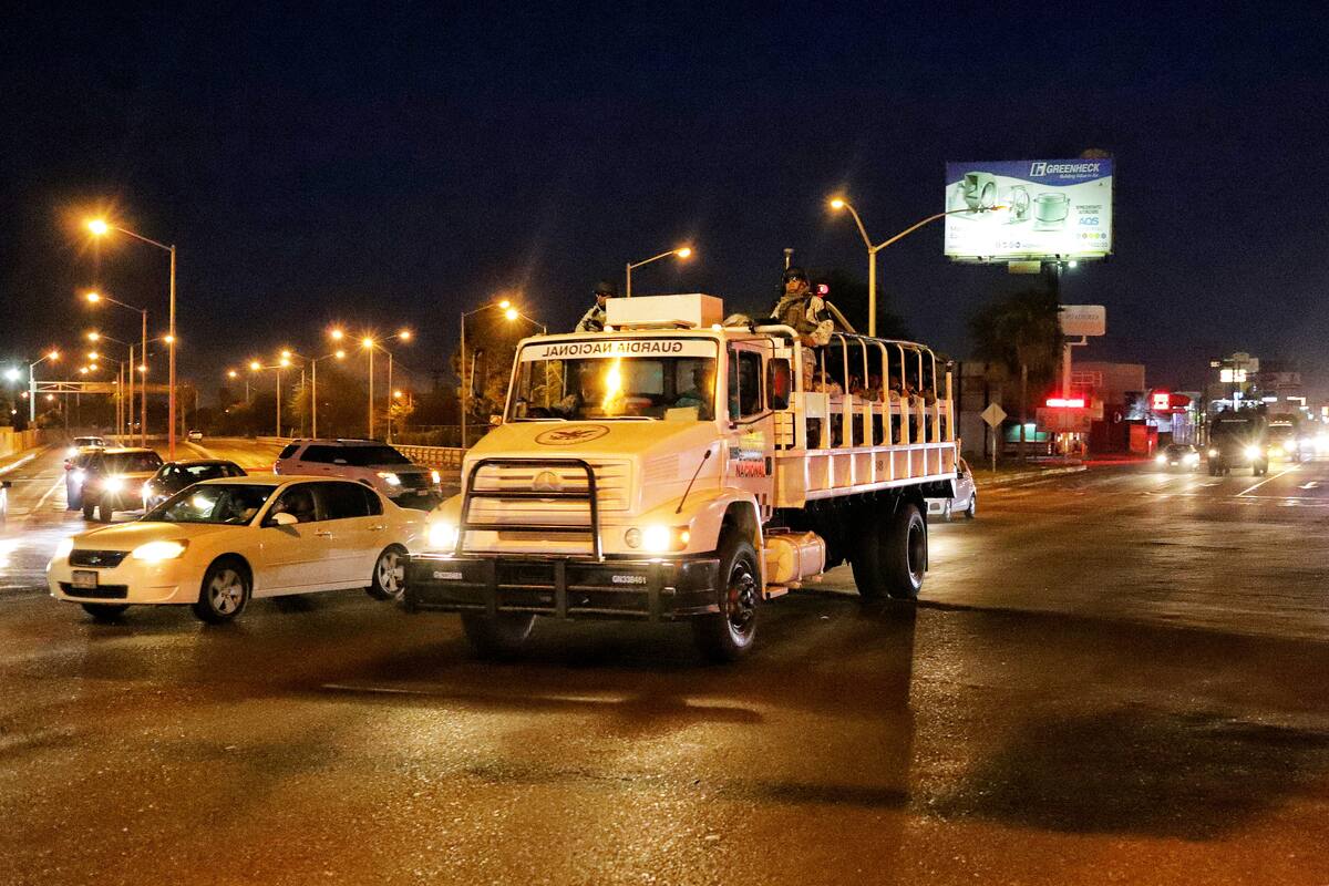 Llegada de la Guardia Nacional a Mexicali