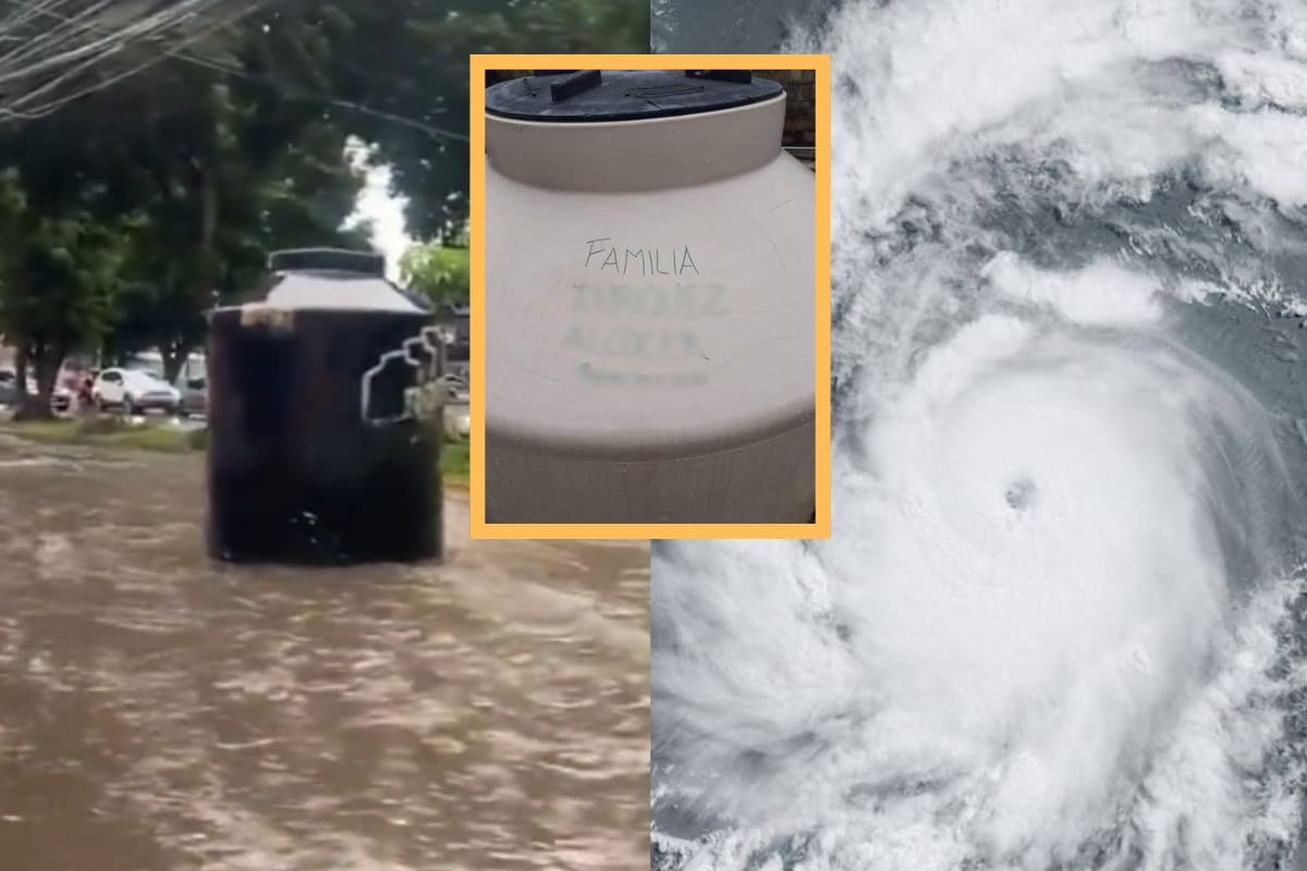 Huracán Beryl: Yucatecos marcan sus tinacos por si se los lleva la tormenta (VIRAL)