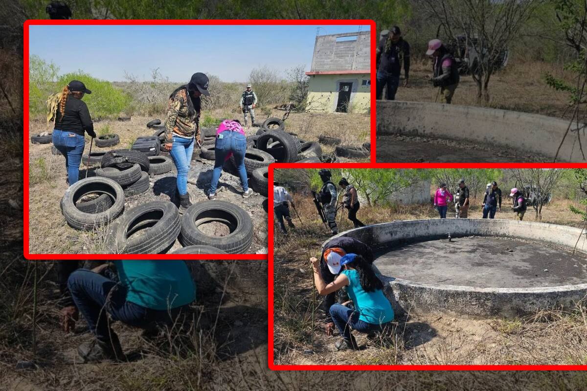 Colectivo de búsqueda encuentra nuevo campo de exterminio en Reynosa con restos humanos calcinados y objetos personales