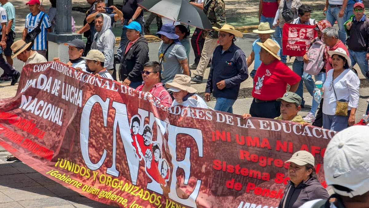 Foto: Coordinadora Nacional de Trabajadores de la Educación en Facebook.