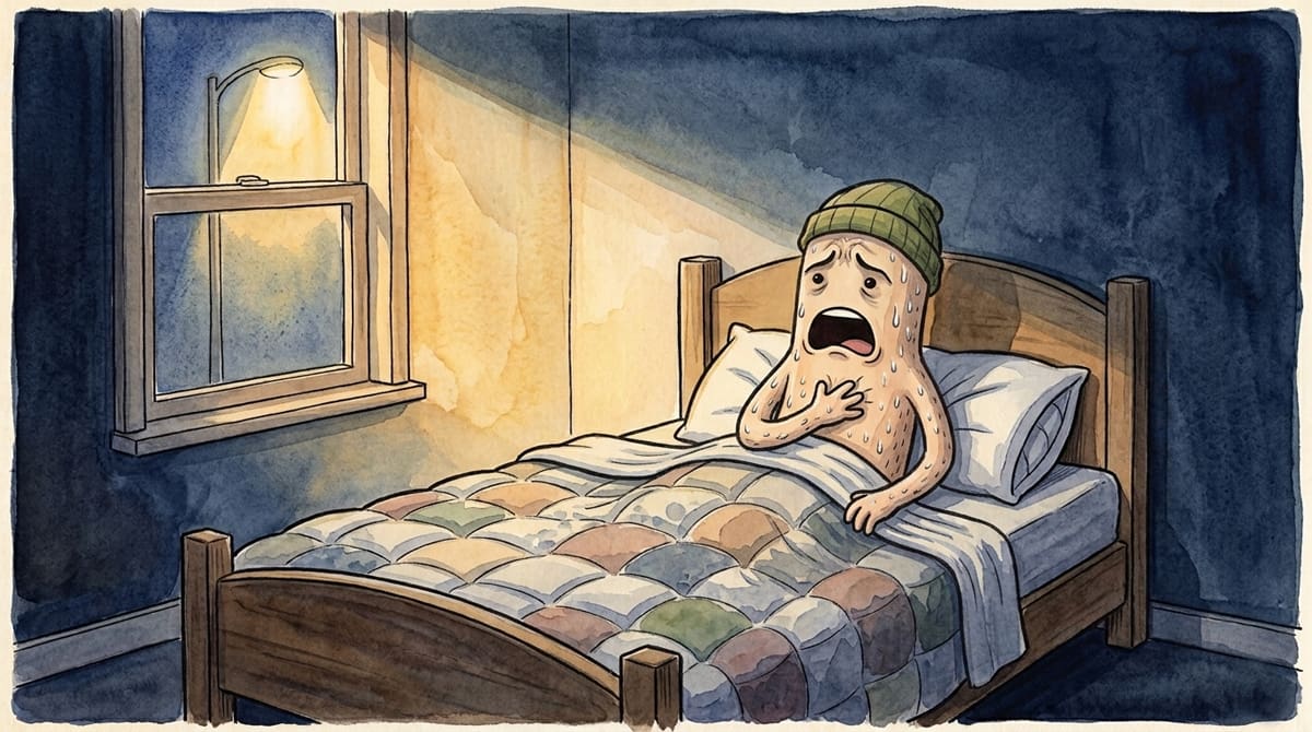 ¿Alguna vez sentiste que caías al vacío justo antes de dormir? Tu cerebro puede crear una sensación tan real que hace reaccionar a tu cuerpo. Foto: Generada con IA