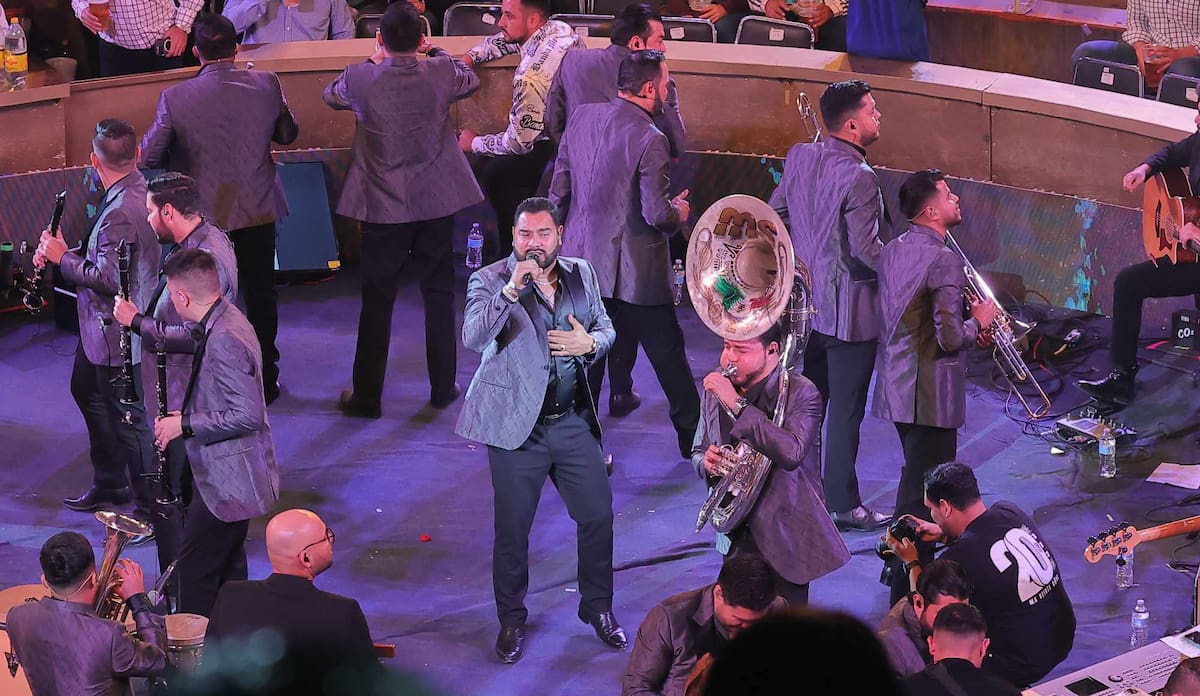 Banda MS llena el Palenque de la ExpoGan 2024 en Hermosillo. Foto: Eleazar Escobar