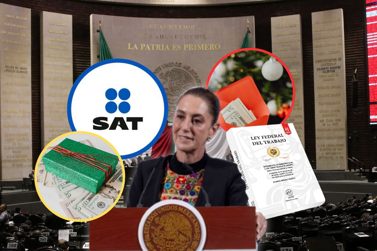 SAT descontará ISR del aguinaldo a todos los trabajadores que ganan entre 15 y 20 mil pesos y así les quedará el pago neto