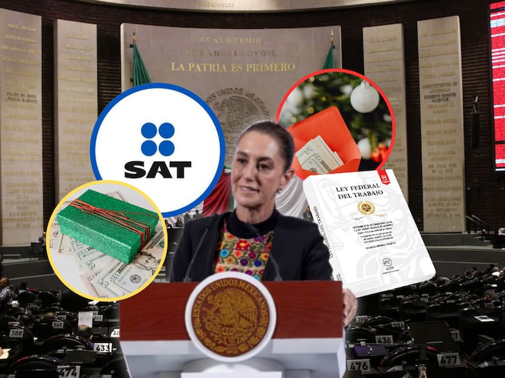 SAT descontará ISR del aguinaldo a todos los trabajadores que ganan entre 15 y 20 mil pesos y así les quedará el pago neto