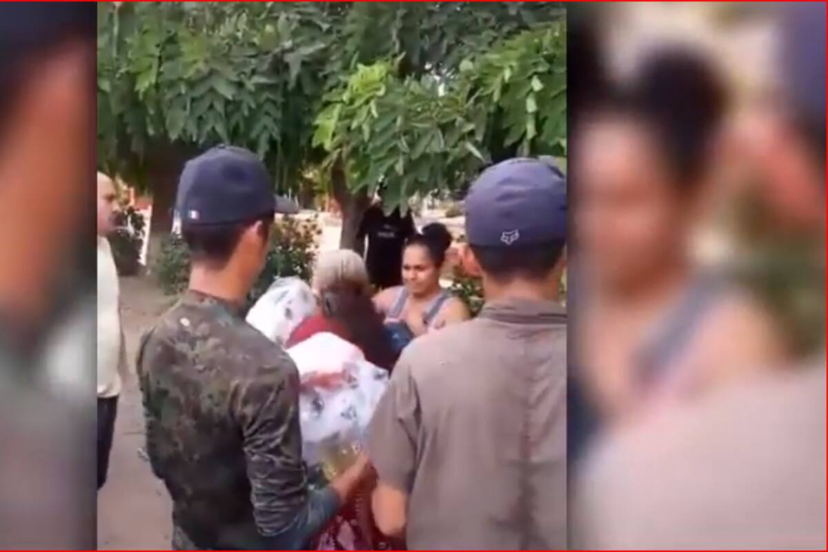 Presuntos sicarios entregan despensas a nombre de “El Mencho”, líder del CJNG