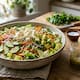 Ensalada fresca con vinagreta de limón y pimienta