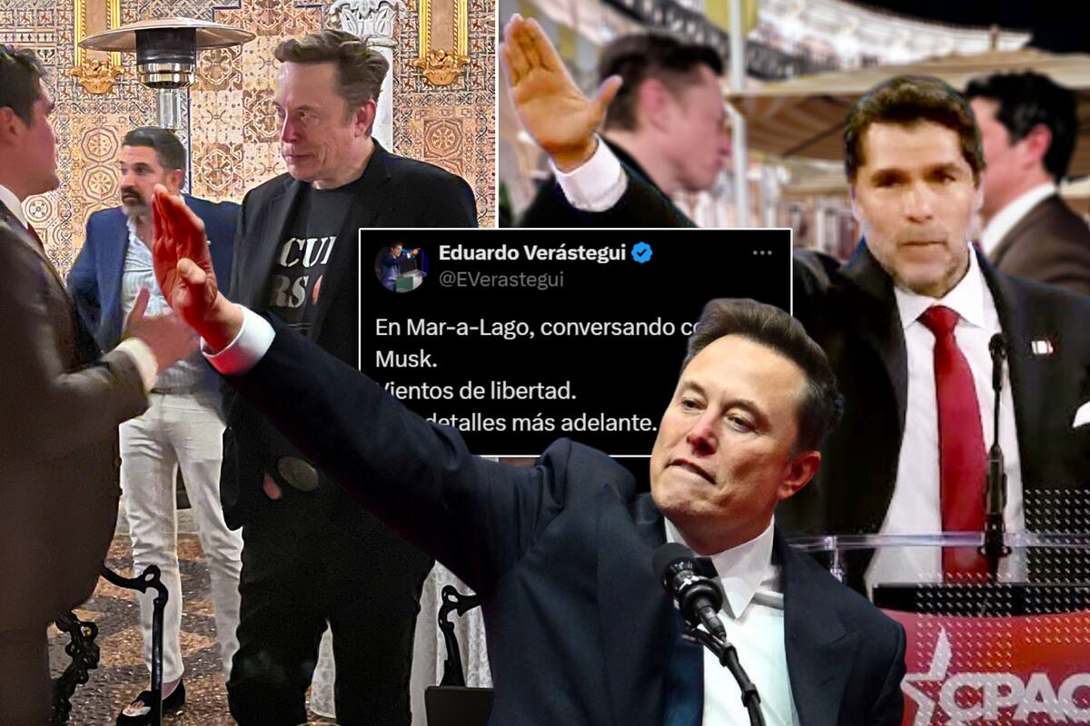 Verástegui presume plática con Elon Musk en Mar-a-Lago; ambos han hecho el “saludo nazi”
