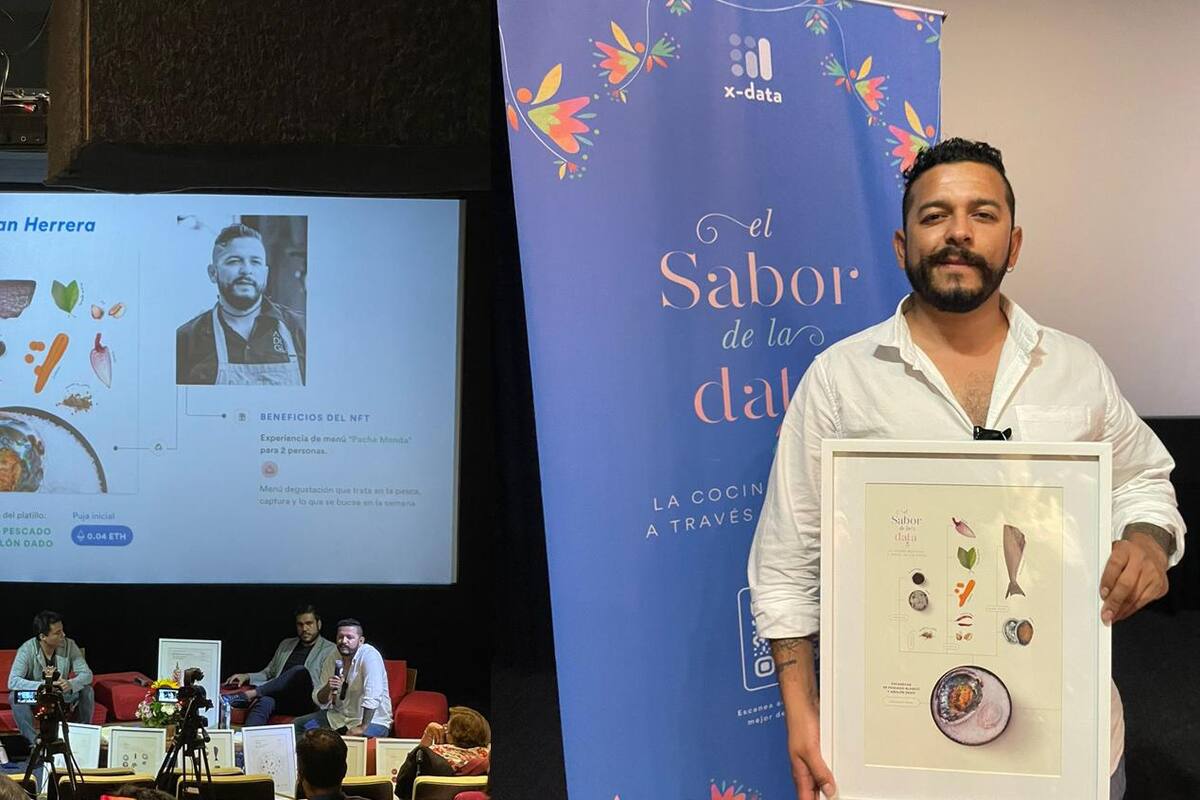 Chef bajacaliforniano participa como artista para NTF en CDMX