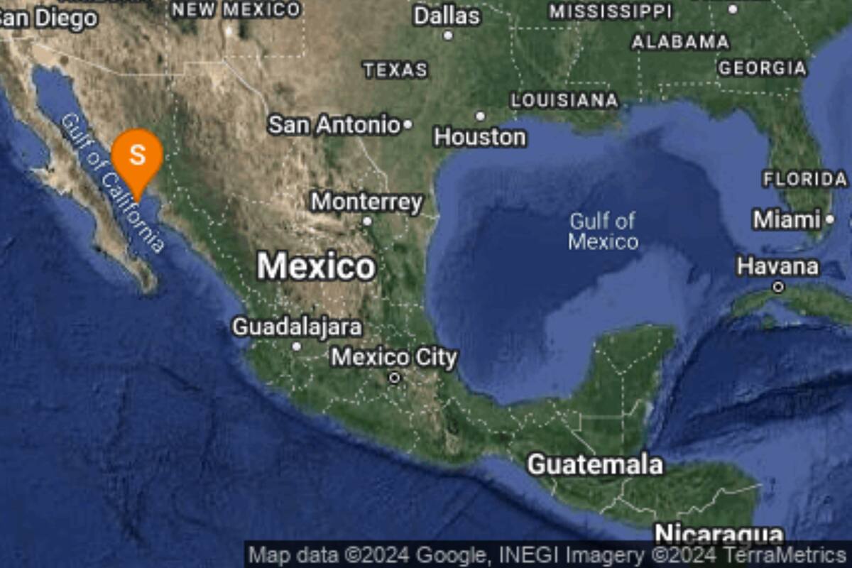 Sismo de 3.9 grados se registra al norte de Cajeme