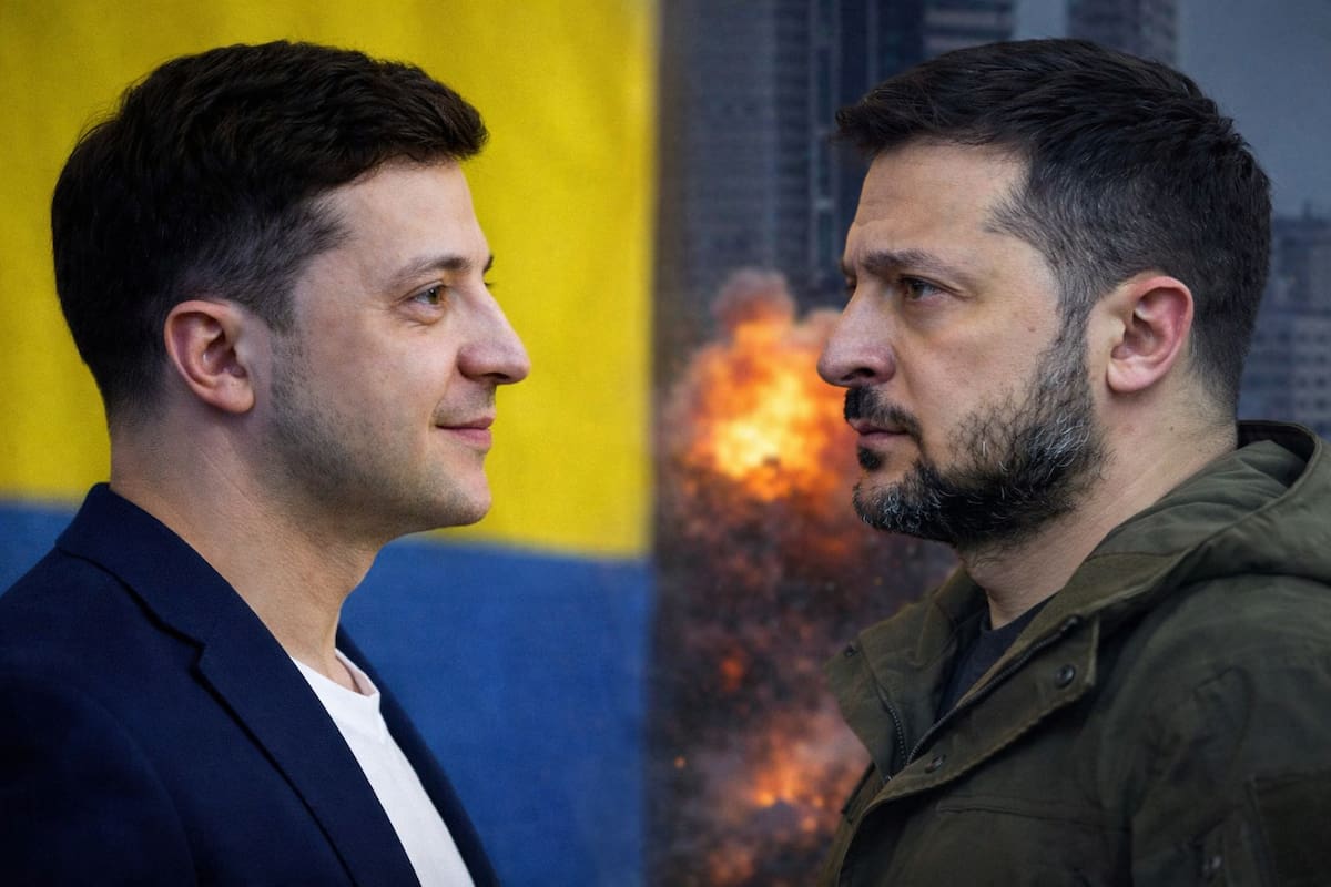 Volodímir Zelensky: de comediante a presidente de una nación en guerra