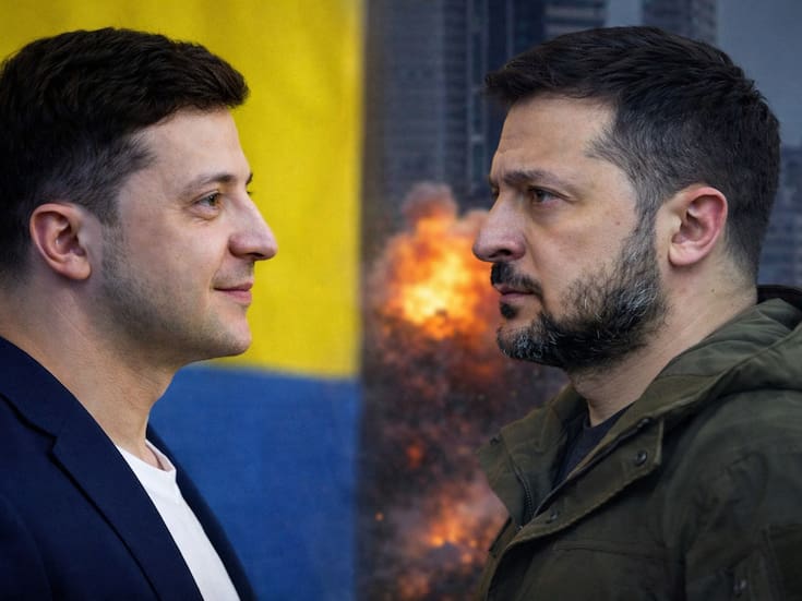 Volodímir Zelensky: de comediante a presidente de una nación en guerra
