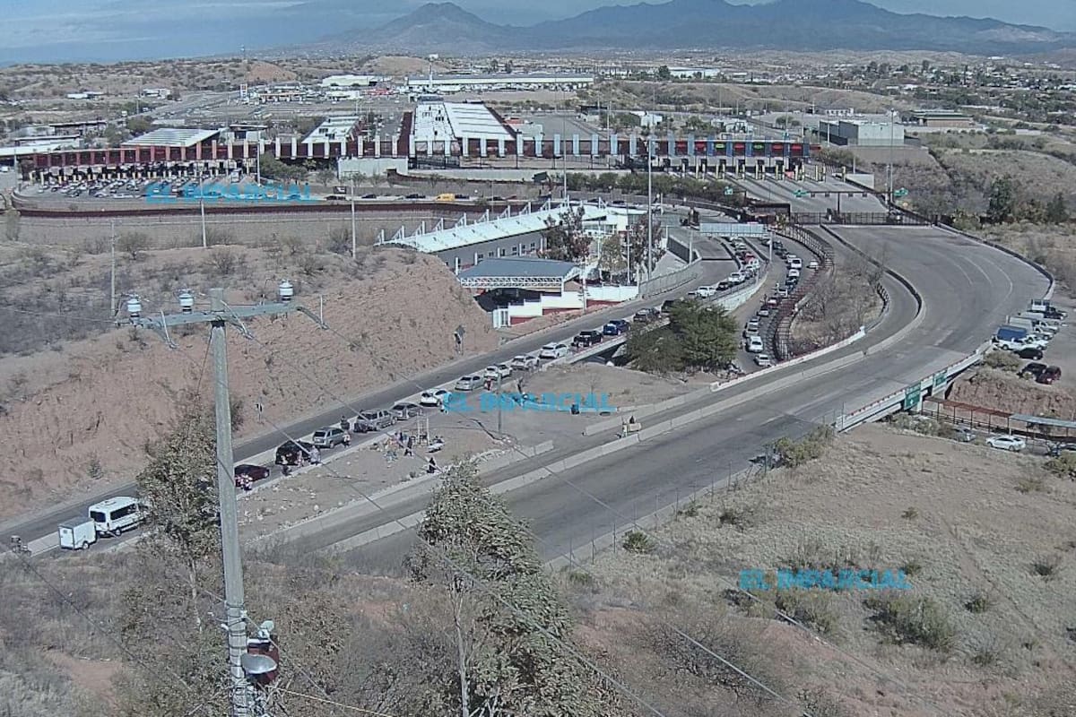 Cómo están los tiempos de espera y cruces en las garitas de Nogales
