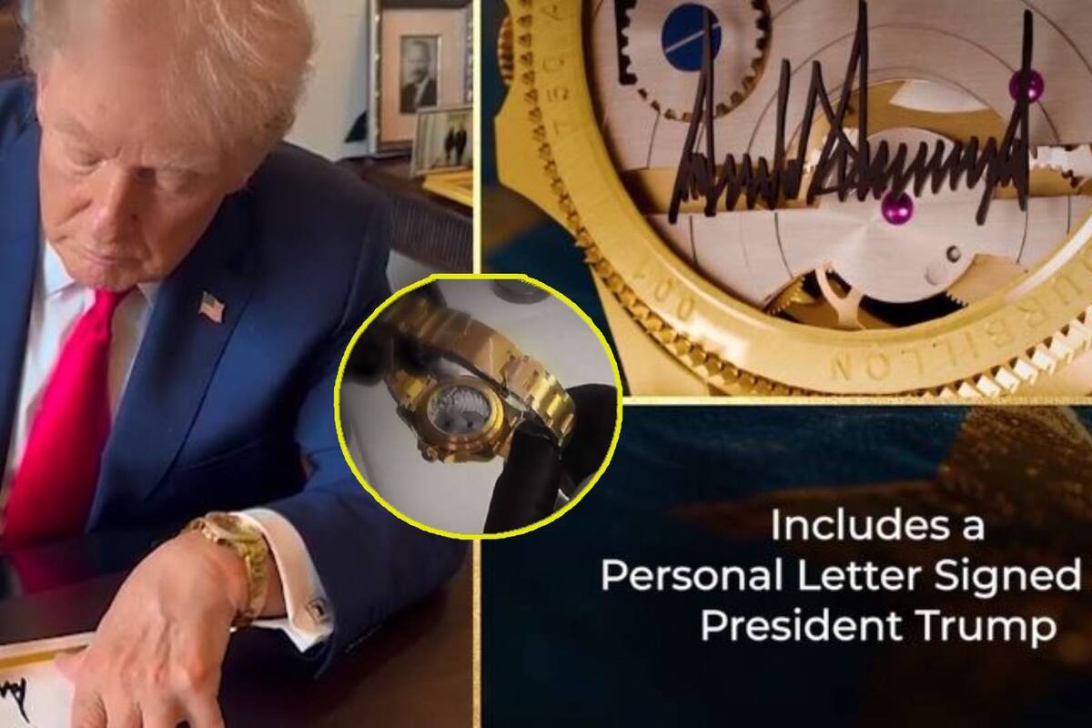Ahora Trump vende relojes y el más caro está valorado en 100 mil dólares (FOTO)