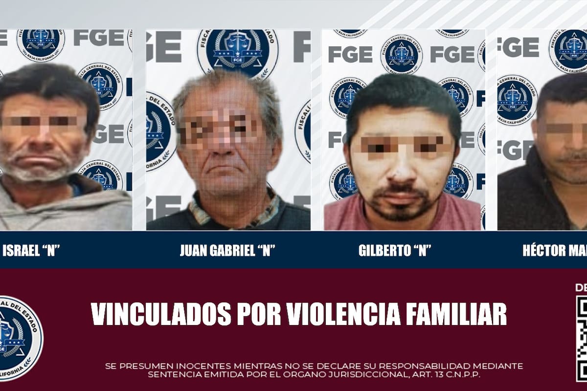 Prisión preventiva para cuatro hombres acusados de violencia familiar