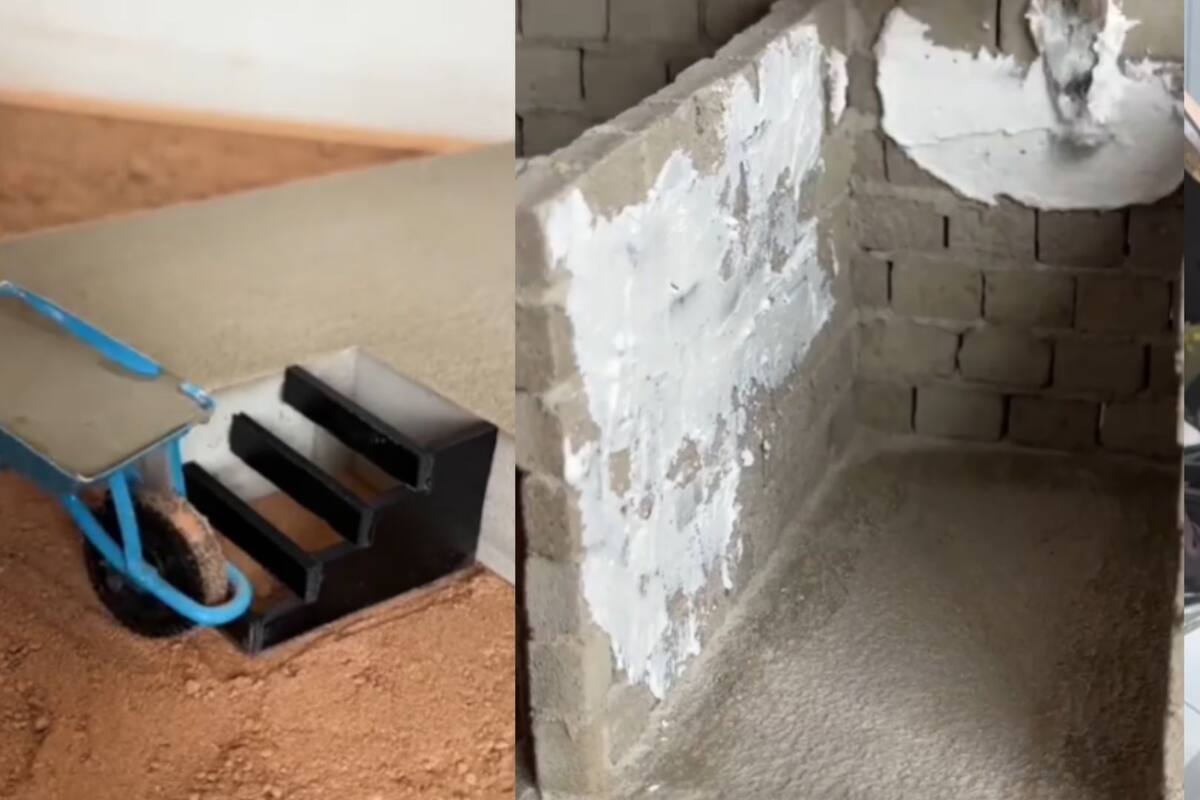 Hombre construye una casa en versión miniatura y se hace viral en TikTok