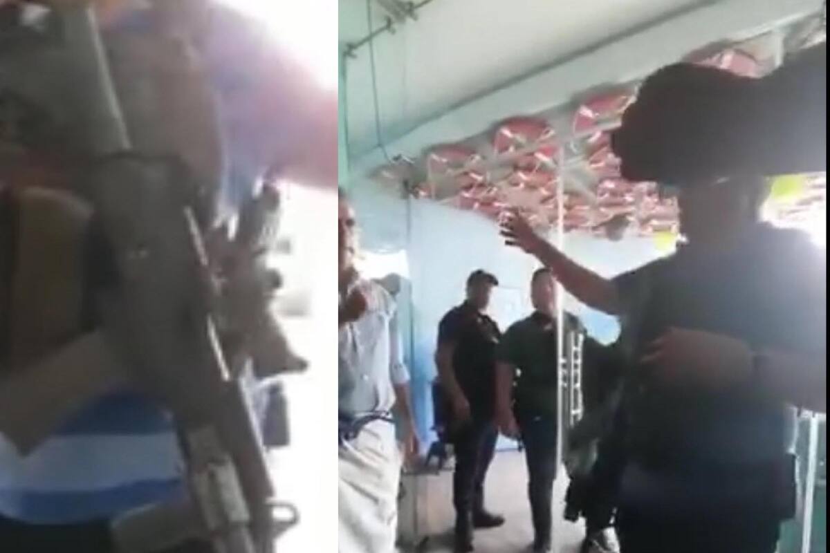 VIDEO: "Vienen de Mochis": Hombre armado advierte a Culiacán