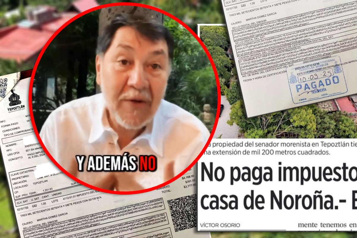 Casa de 12mdp de Noroña no está registrada y no paga impuestos, asegura alcalde; “No es mi casa, la sigo pagando”, se defiende