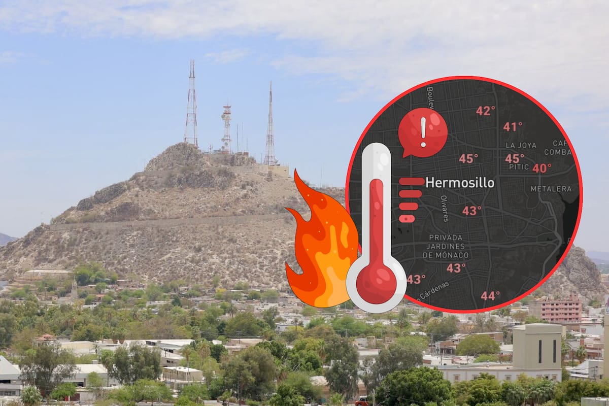 Sensación térmica alcanza los 50°C en Hermosillo este jueves; piden extremar precauciones