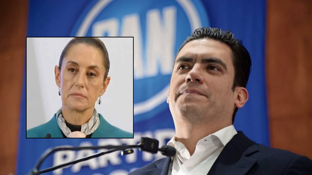 Jorge Romero, presidente electo del PAN, retó a la Presidenta a probar sus acusaciones. Foto: Edgar Negrete | Cuartoscuro