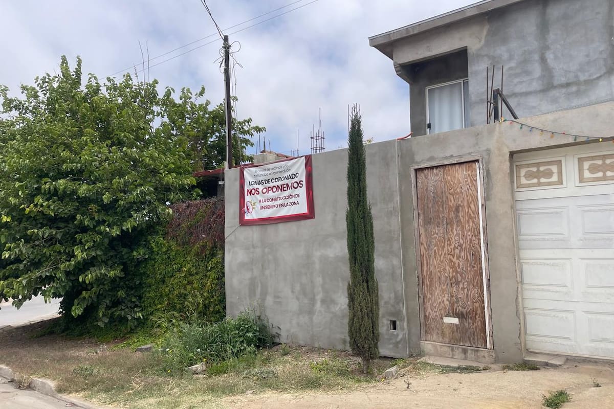 Vecinos de Lomas del Coronado realizan rifas y ventas para financiar posible amparo contra proyecto de Semefo en Rosarito