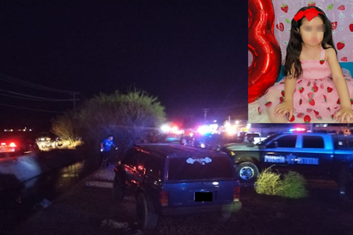 Hallan sin vida a niña de 3 años en canal de San Luis Río Colorado