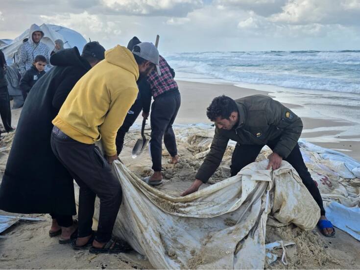 Niño palestino muere ahogado tras inundaciones en campamento de Gaza, informa la ONU