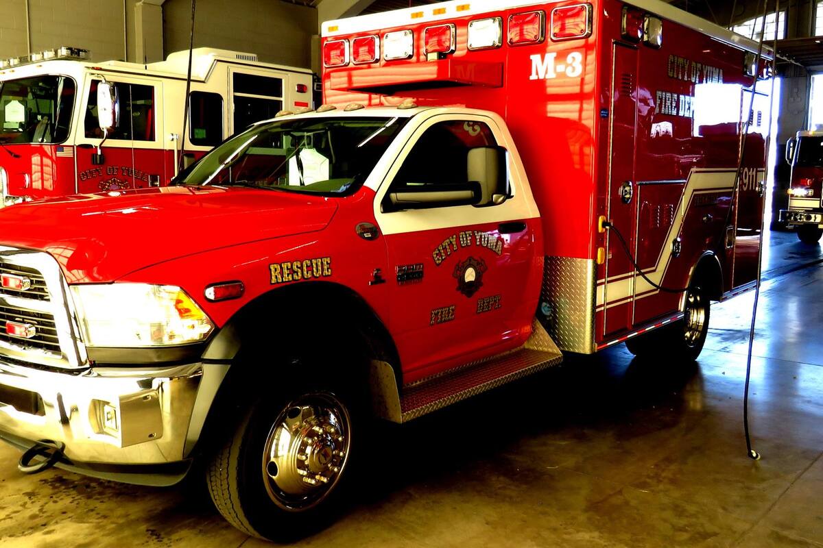Choque en Yuma, un herido de gravedad