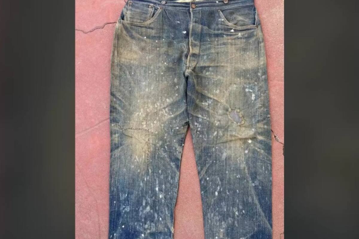 Unos viejos pantalones Levi's se vendieron en una subasta por 76 mil dólares
