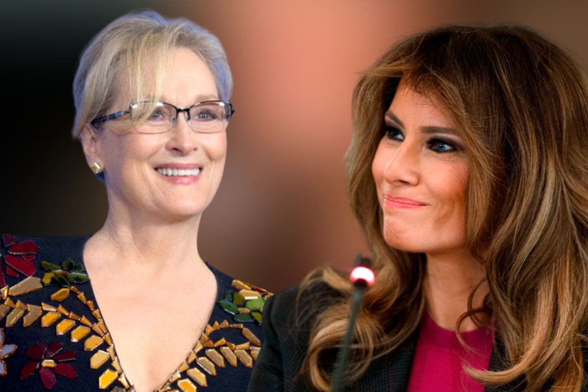 Meryl Streep critica a Melania Trump y revive polémica por una chaqueta mientras habla de “El diablo viste a la moda 2”
