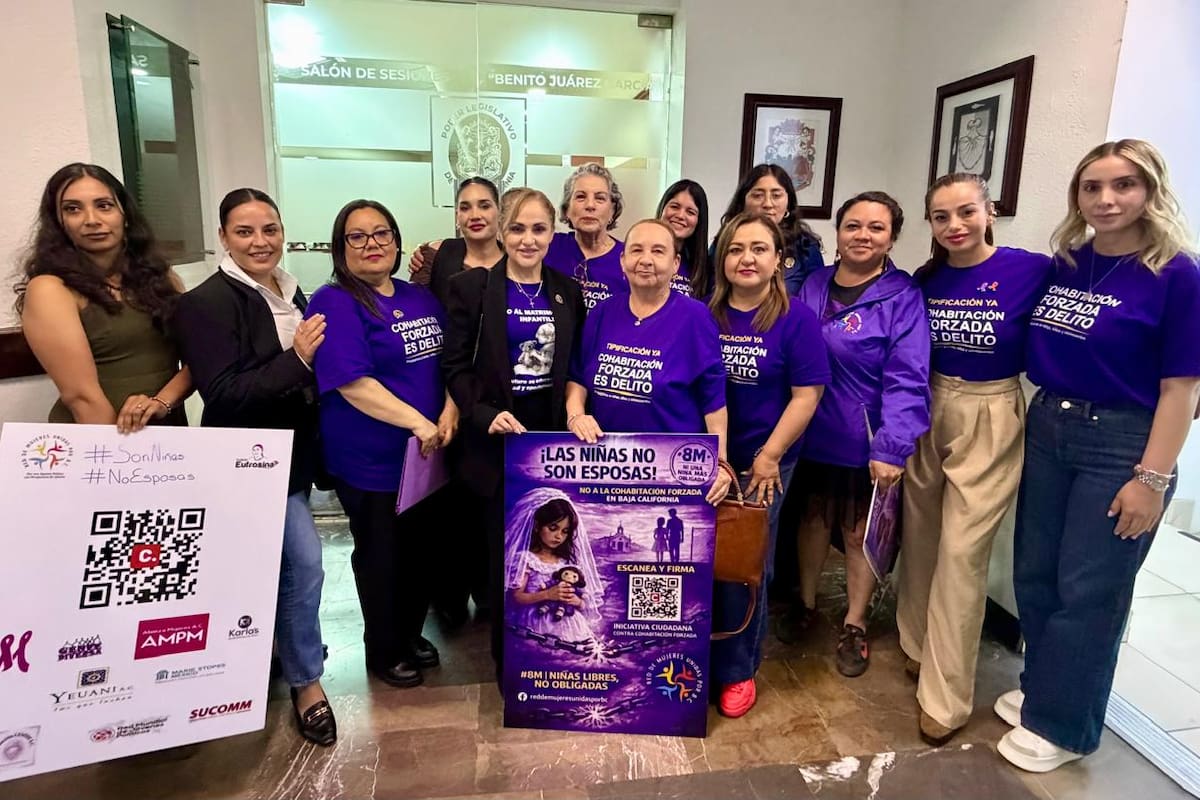 Celebran aprobación de iniciativa para tipificar la cohabitación forzada