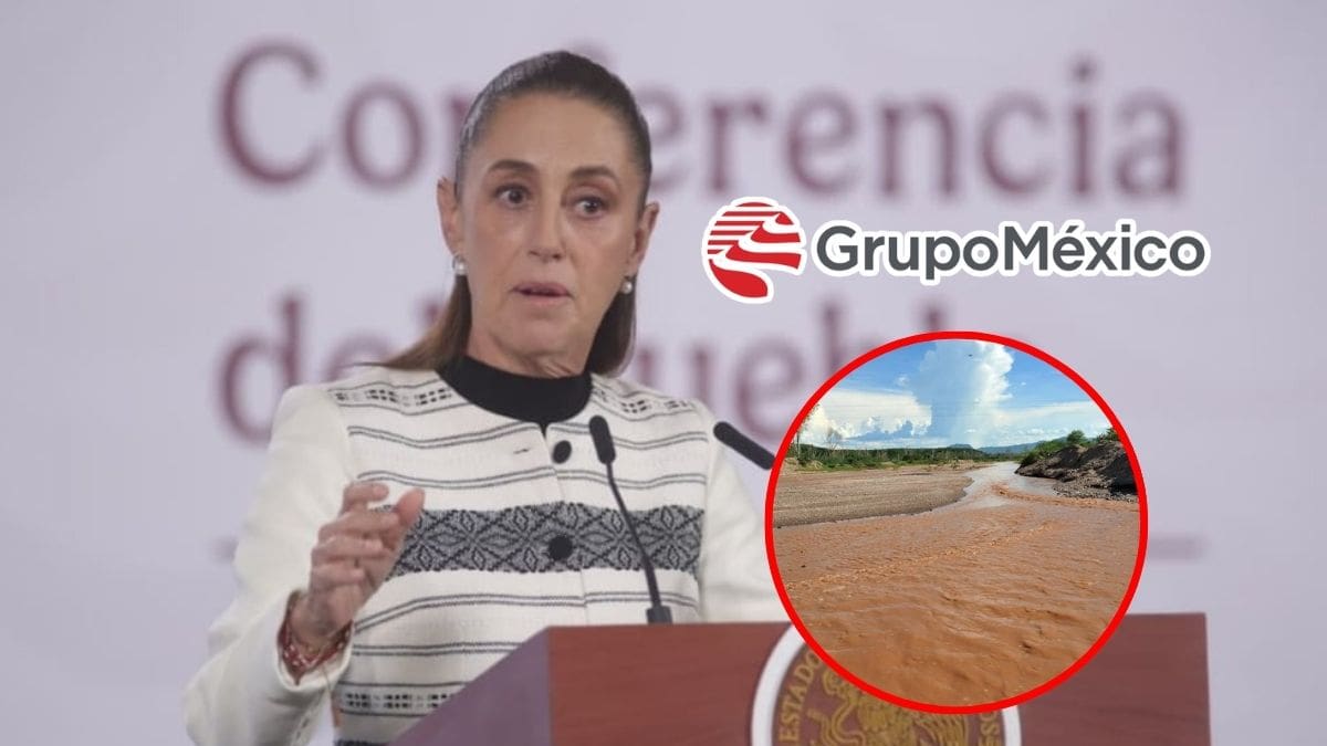 Claudia Sheinbaum Pardo confirma que Grupo México depositó 500 millones de pesos para reactivar hospital, construir laboratorio y avanzar en la remediación del Río Sonora tras el derrame de 2014