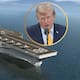 Marina de EU evalúa renombrar portaaviones como Trump