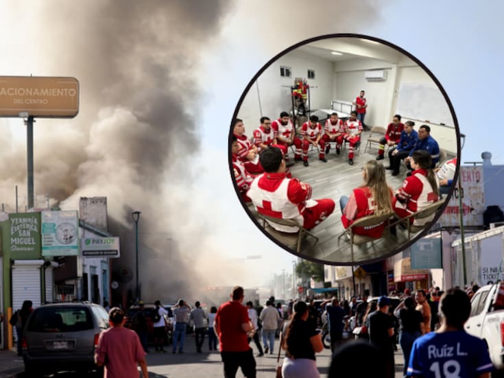 Tras el incendio en Waldos, Cruz Roja activa apoyo psicológico para personal de emergencia que vivió la tragedia en Hermosillo