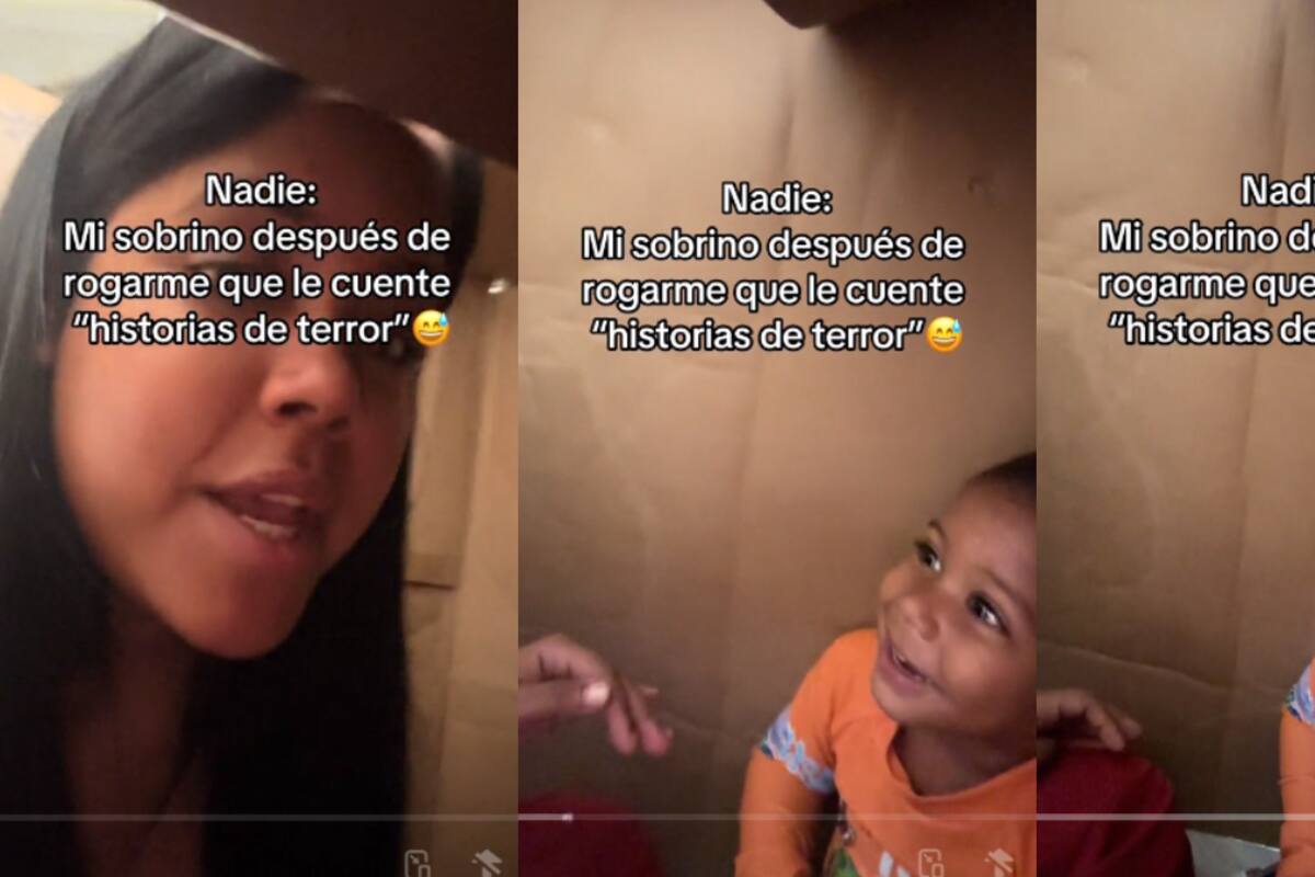 VIDEO: niño le suplica a su tía que le cuente historias de terror, pero termina llorando de miedo