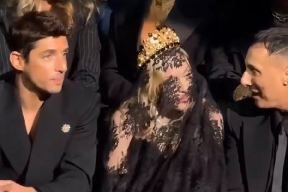 Alberto Guerra y Madonna, juntos en un evento de Dolce & Gabbana en Milán