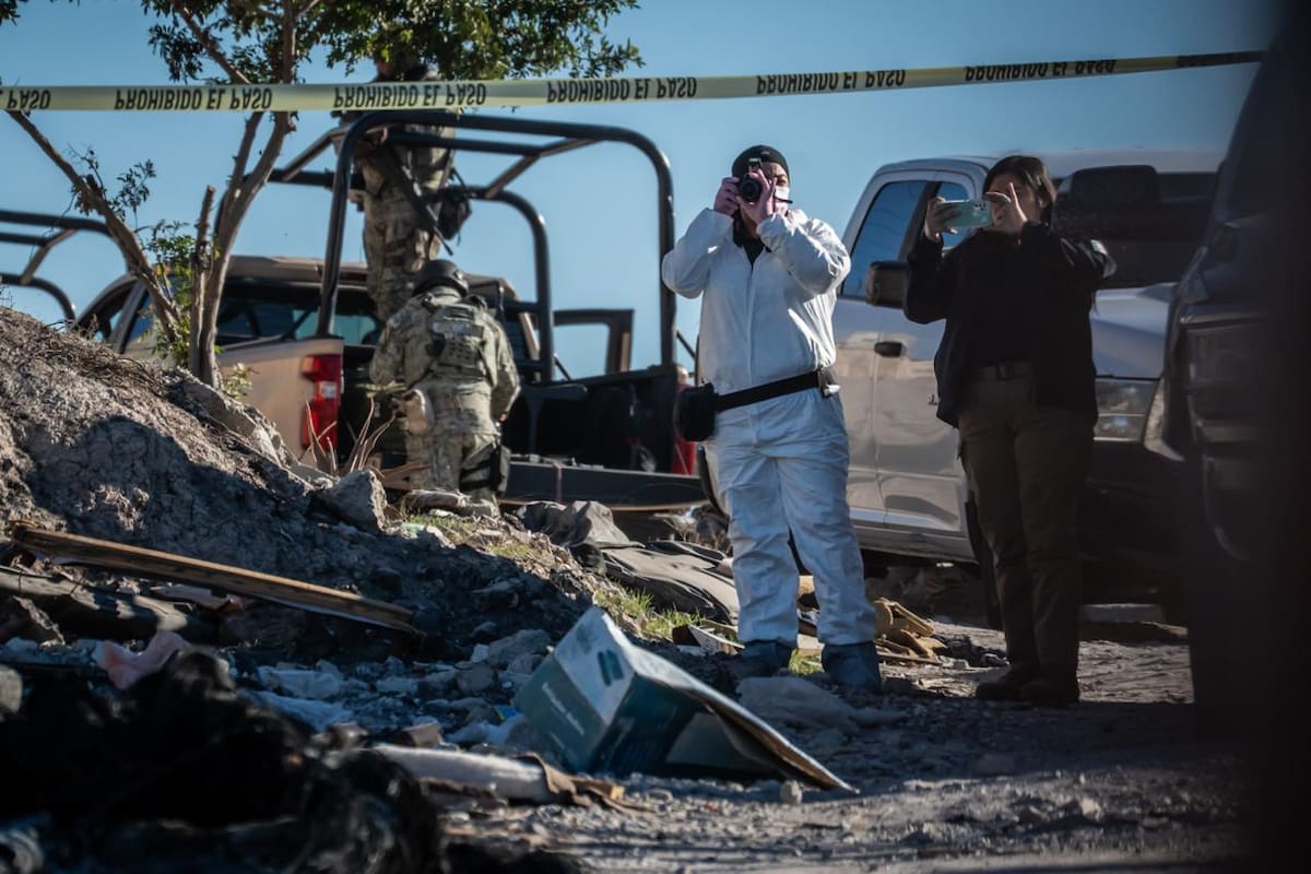 Localizan dos cuerpos calcinados en camino de Real de San Francisco ll en Tijuana